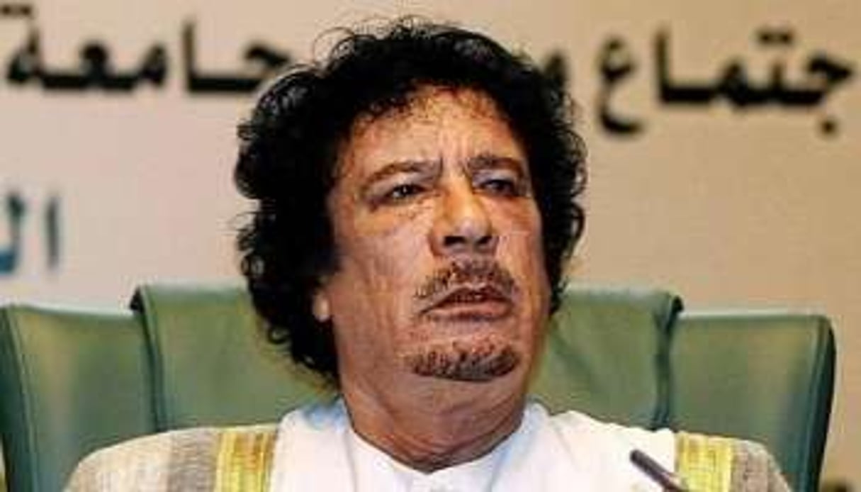 Mouammar Kaddafi a qualifié ses détracteurs de « croisés et fils de chien » © AFP