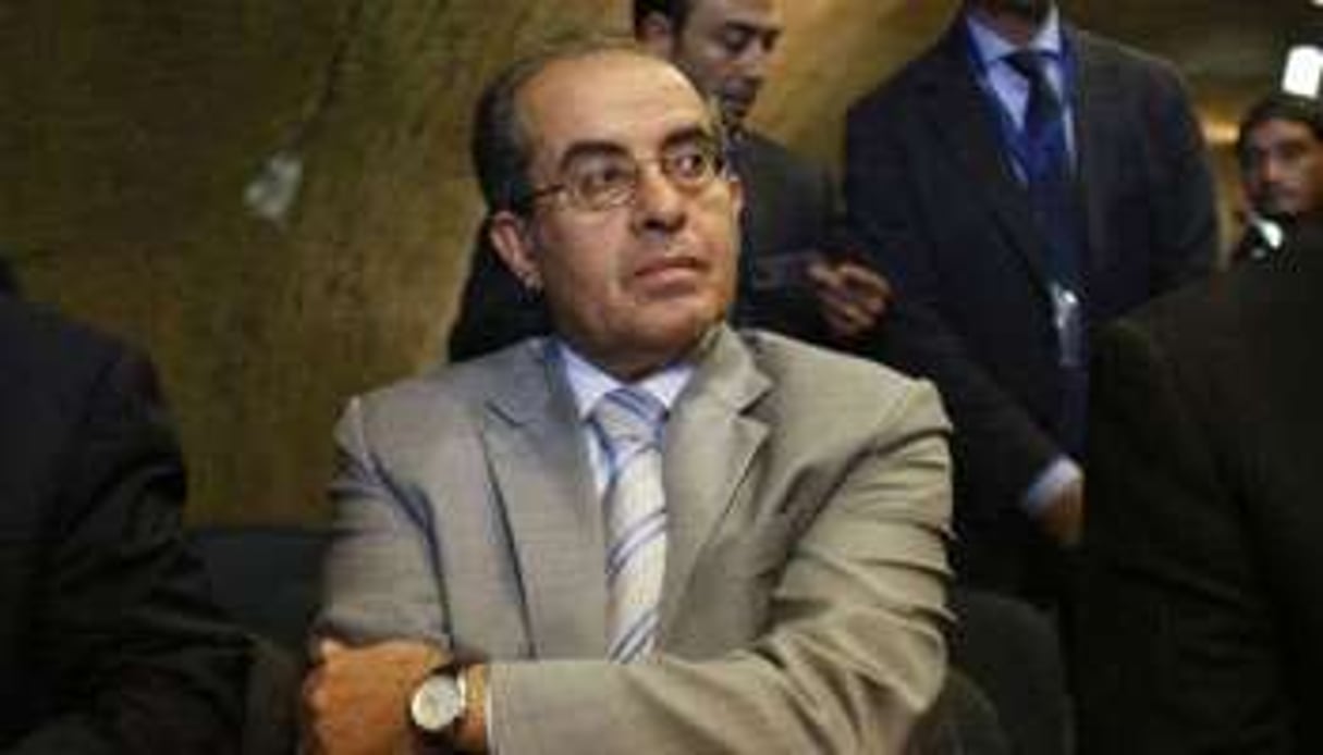Mahmoud Jibril, Premier ministre du CNT libyen, le 17 juin 2011 à Naples. © Carlo Hermann/AFP