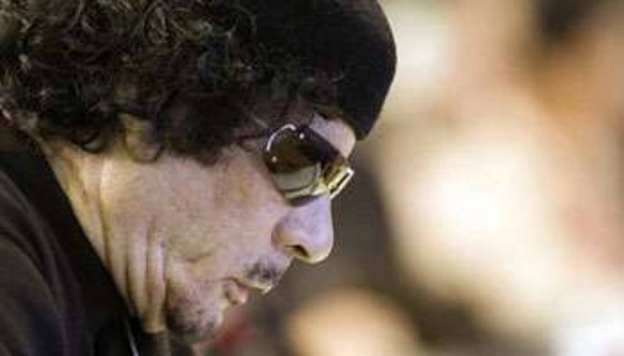 Le colonel Kaddafi promet qu’il n’abandonnera pas le combat. © AFP