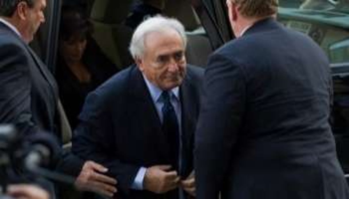 Dominique Strauss-Kahn arrive au tribunal de New York, le 6 juin 2011. © AFP