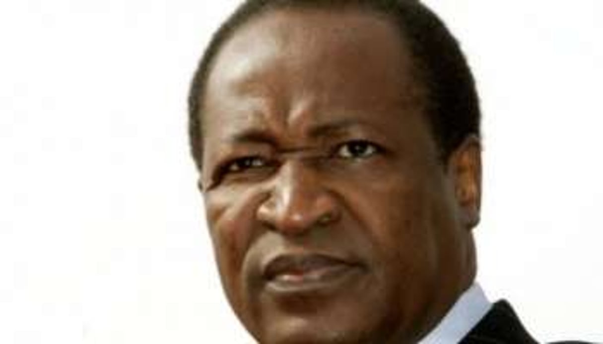 Blaise Compaoré, président du Burkina Faso, en 2004. © Reuters