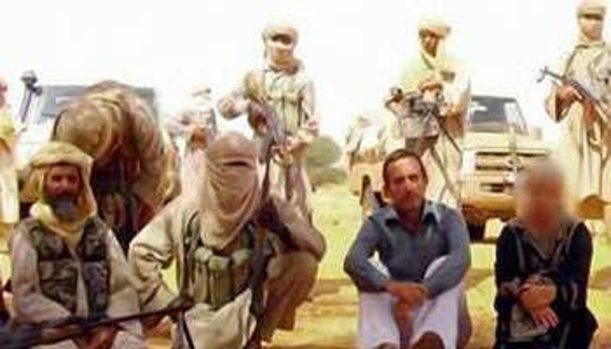 Des otages d’Al-Qaida au Maghreb islamique le 30 septembre 2010. © AFP
