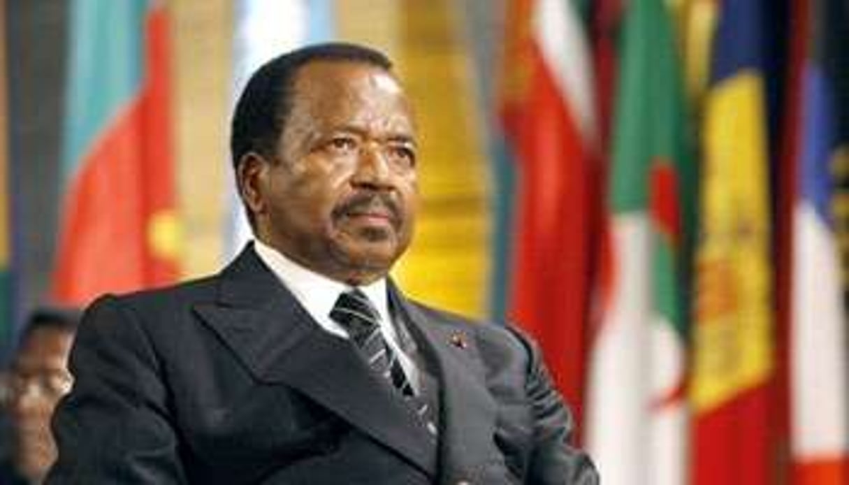 Paul Biya, président du Cameroun. © AFP