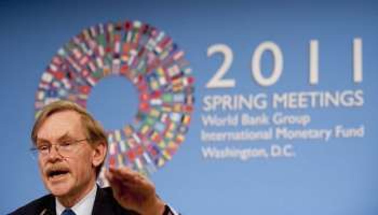 Le président de la Banque mondiale Robert Zoellick à Washington le 14 avril 2011. © Jim Watson/AFP