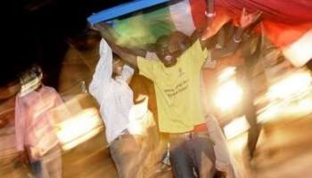 Des résidents de Jaba fêtent l’indépendance du Sud-Soudan le 9 juillet 2011. © AFP