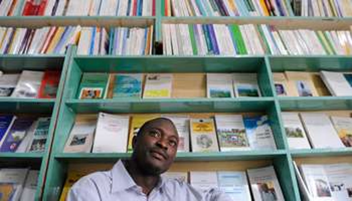 Sansy Kaba Diakité, fondateur de L’Harmattan Guinée. © Vincent Fournier/J.A.