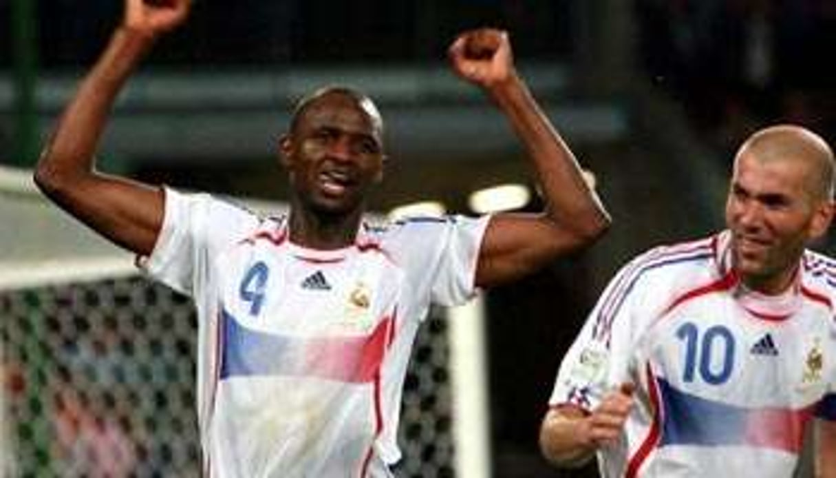 Patrick Vieira et Zinedine Zidane, le 27 juin 2006. © AFP