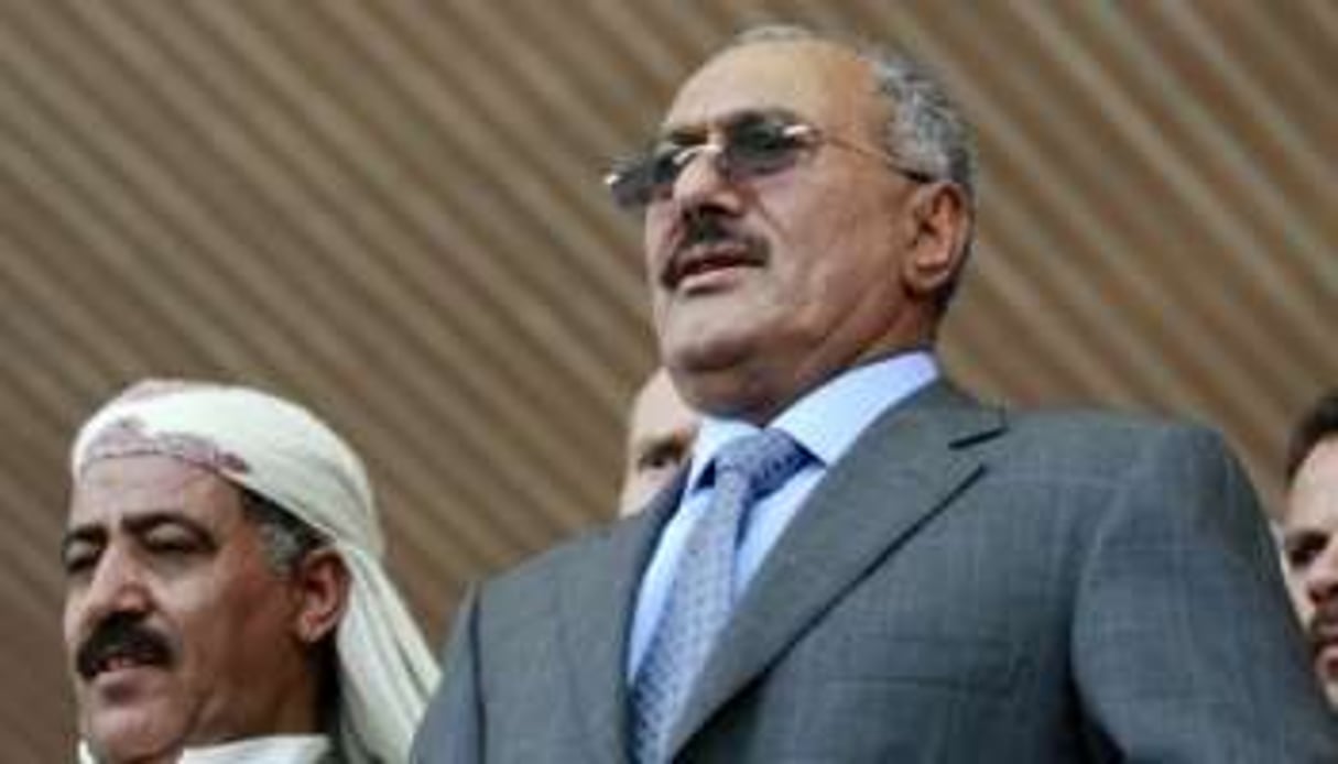 Ali Abdallah Saleh le 13 mai à Sanaa. © Khaled Abdullah/Reuters