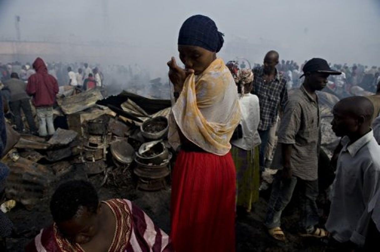 Ouganda: un incendie ravage le plus grand marché de Kampala © AFP