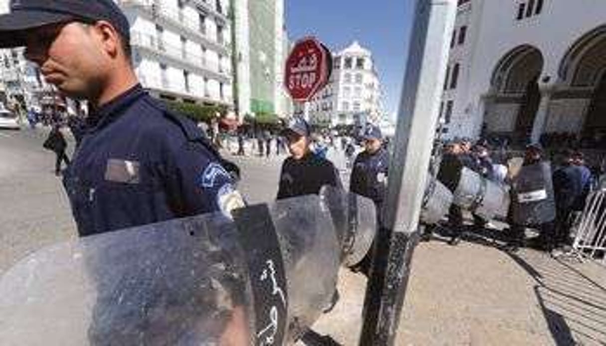 Le dispositif de sécurité a été renforcé à Alger. © AFP