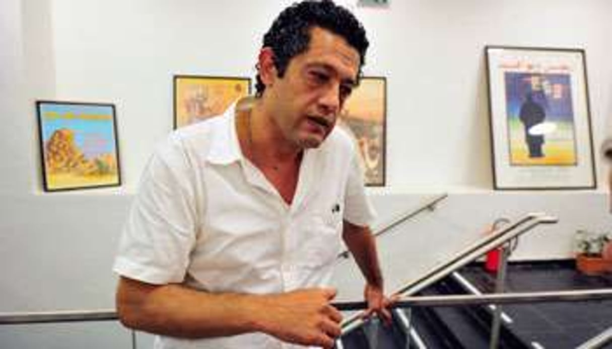 Hassan Kechach, acteur. © Omar Sefouane pour JA