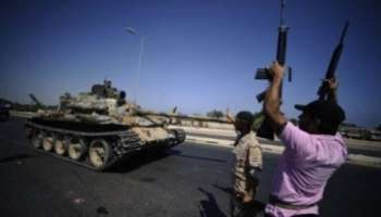 Les rebelles sont désormais aux portes de Tripoli. © FILIPPO MONTEFORTE/AFP