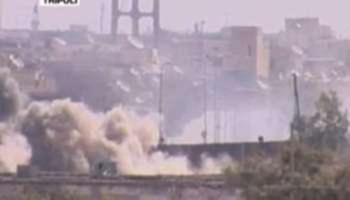Les combats sont les plus violents depuis le début de la bataille de Tripoli. © Capture d’écran de Al-Jazira