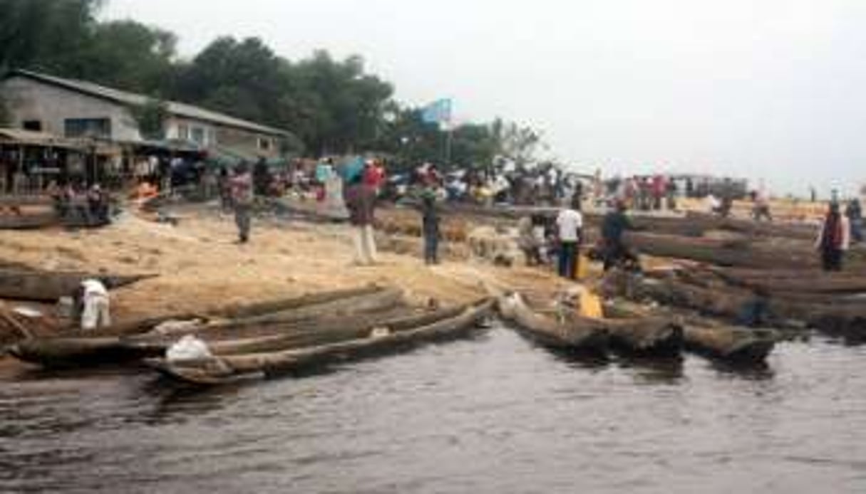 Le fleuve Congo, qui alimente le barrage hydro-électrique d’Inga. © AFP