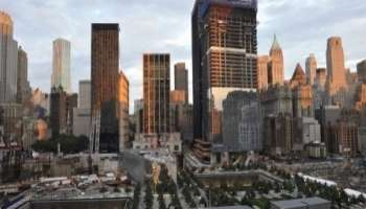 Le Mémorial de Ground Zero, le 10 septembre 2011 à New York. © AFP