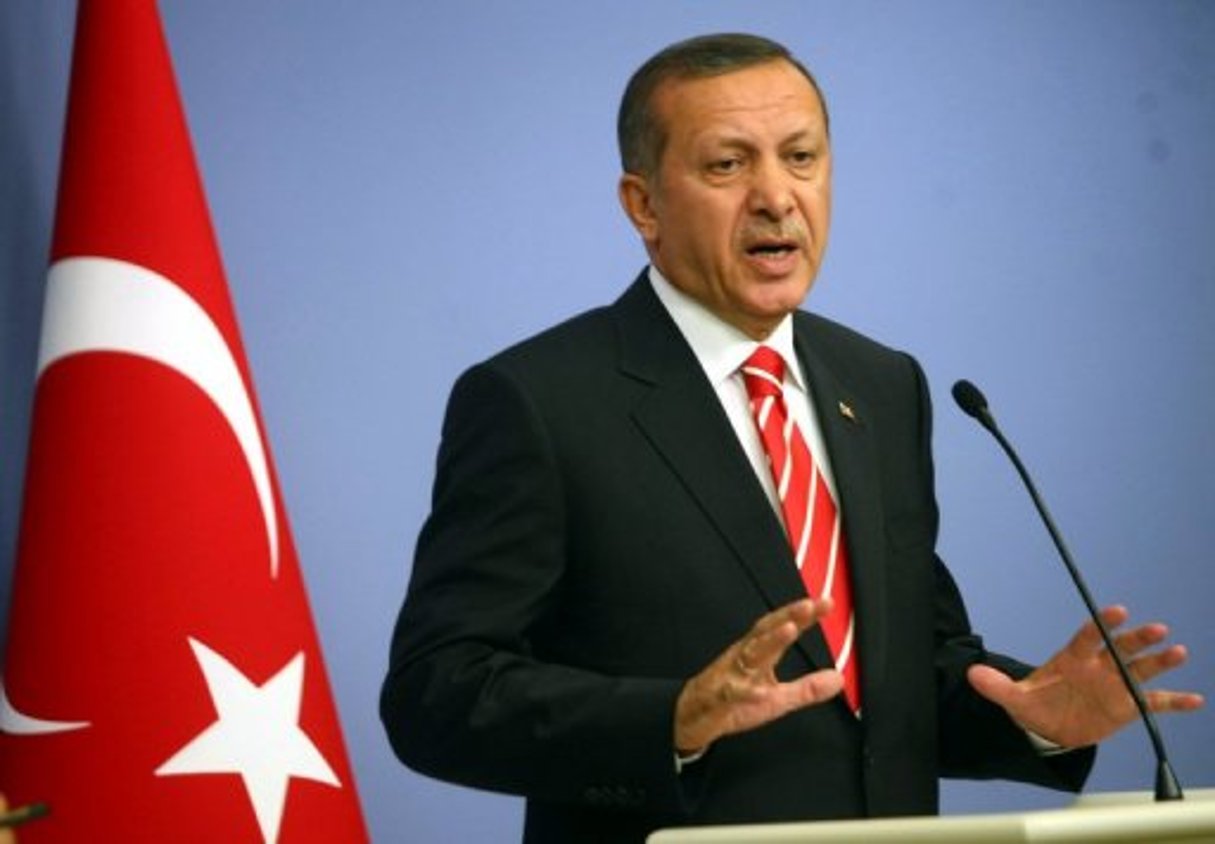 Le Premier ministre turc Erdogan en visite dans les pays du Printemps arabe © AFP