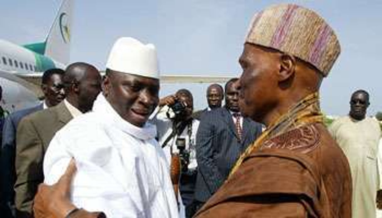 Abdoulaye Wade a longtemps soupçonné Yahya Jammeh de soutien aux rebelles hostiles à son régime. © Seyllou Diallo/AFP