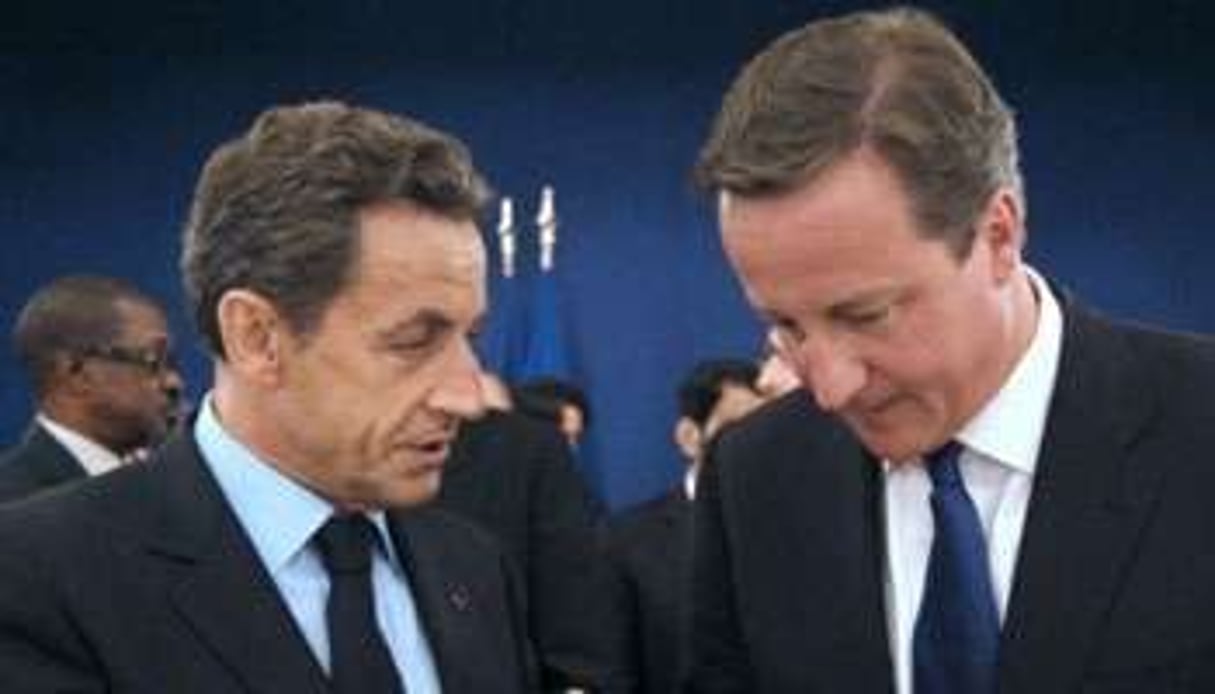 Nicolas sarkozy et David Cameron, le 1er septembre 2011 à Paris. © AFP