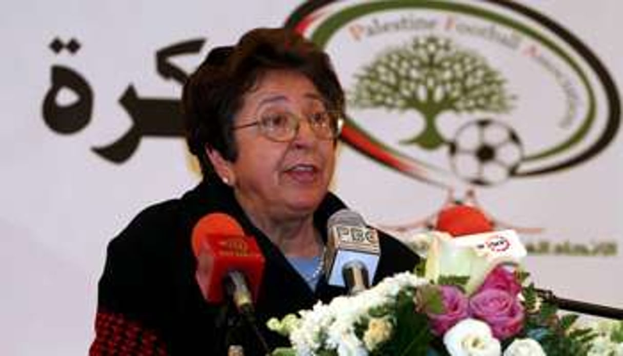 Janet Mikhaïl, maire de la ville de Ramallah. © Fédération palestinienne de football
