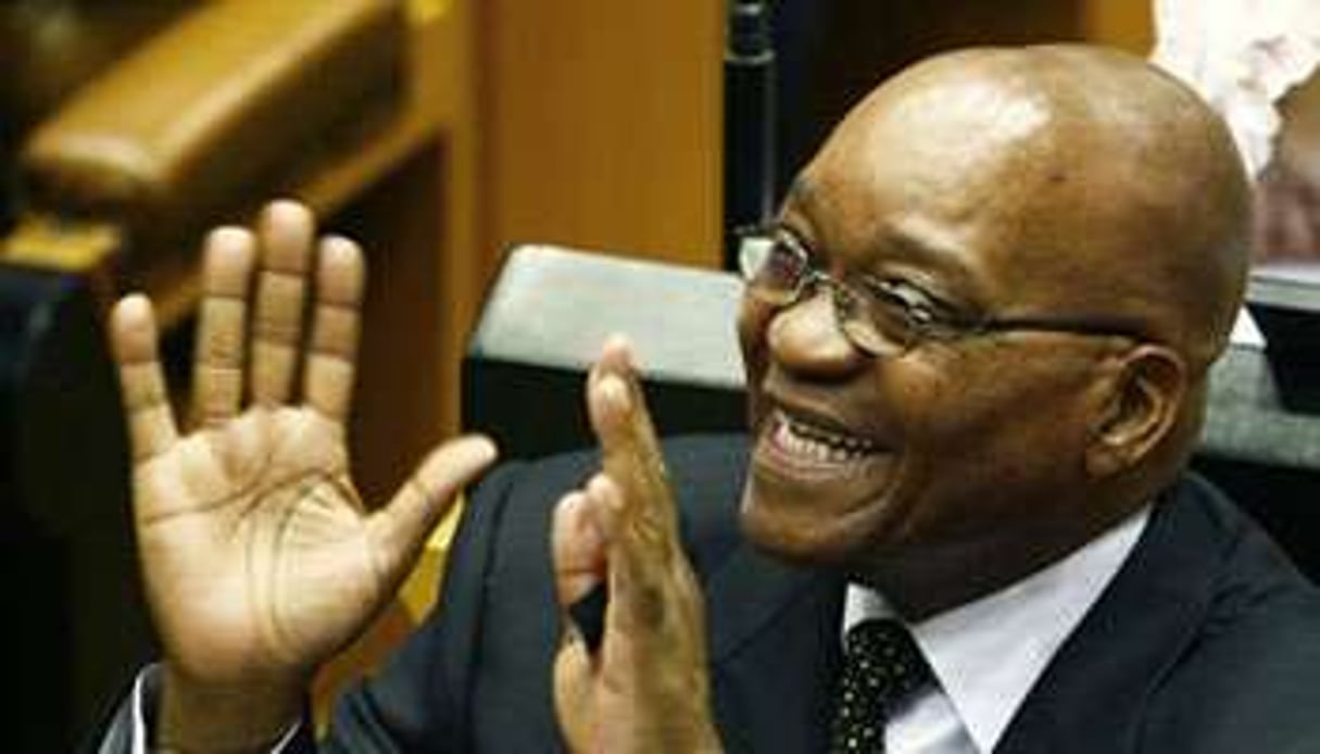 Jacob Zuma, président de l’Afrique du Sud, soutient la création d’un État palestinien. © Reuters
