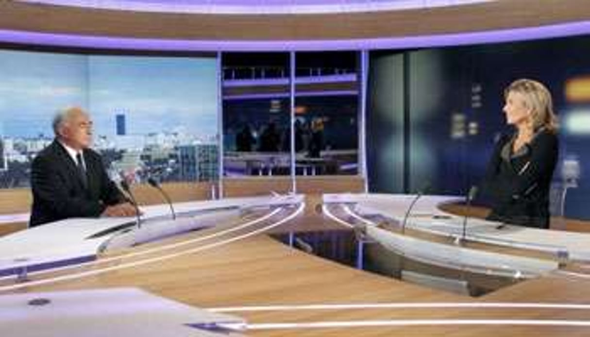 Le 18 septembre, DSK sur le plateau de TF1 a nié les accusations de violence. © AFP