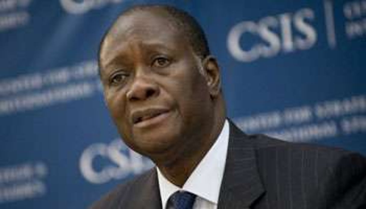 Le président ivoirien Alassane Ouattara, le 23 septembre 2011 à Washington. © AFP