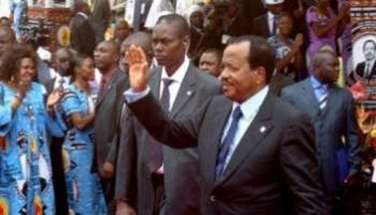 Le président camerounais Paul Biya, le 15 septembre 2011 à Yaoundé. © AFP