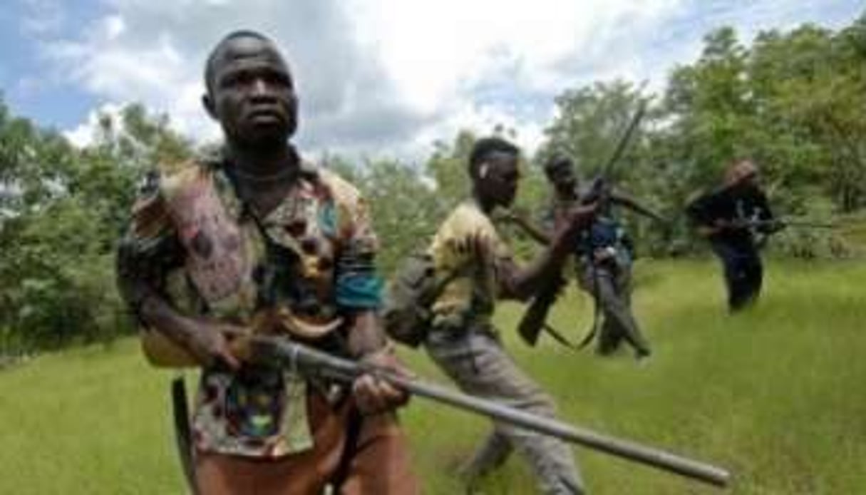 Des rebelles en Centrafrique. © AFP