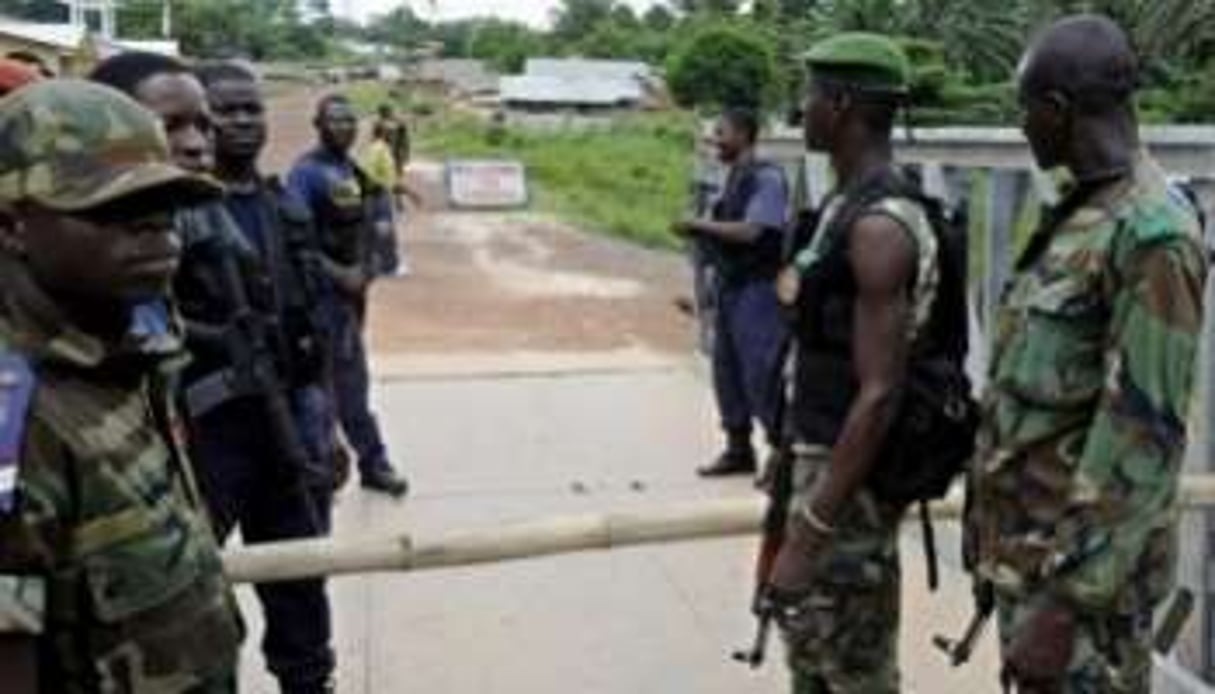 Les frontières terrestres du Liberia ont été provisoirement fermées. © AFP