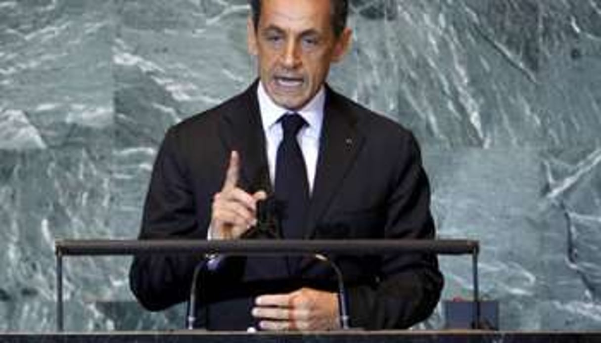 Nicolas Sarkozy souhaite créer une taxe sur les opérations financières en France et en Allemagne. © AFP