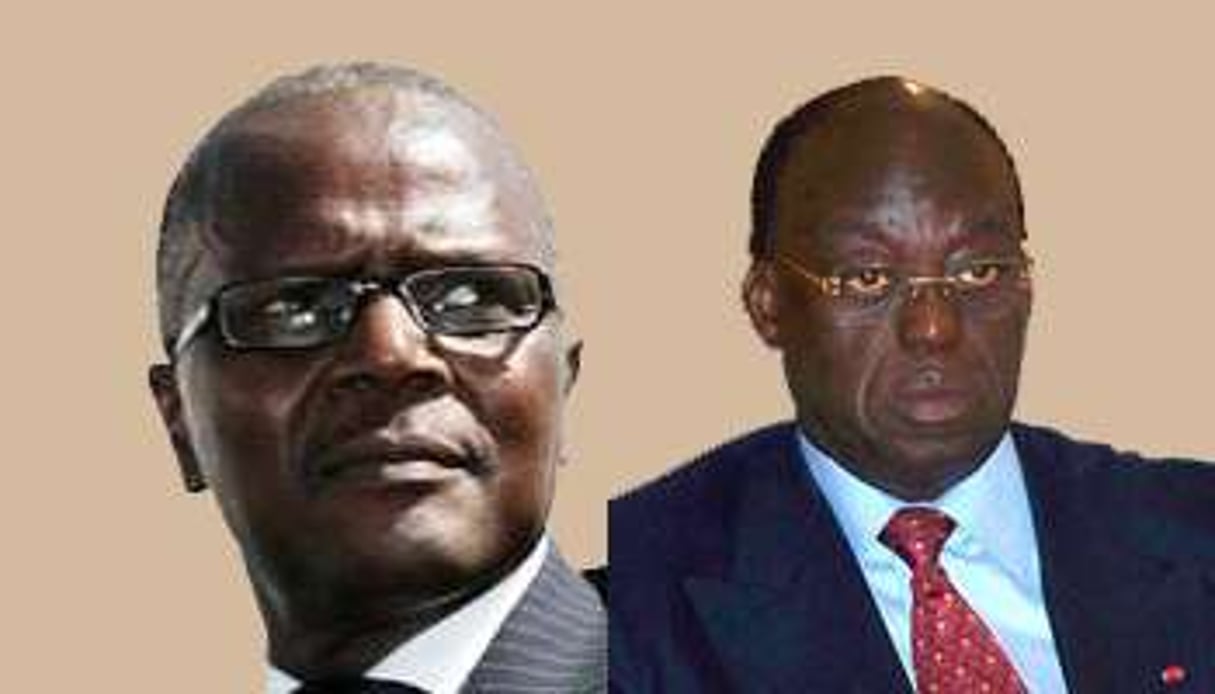 Qui de Ousmane Tanor Dieng ou de Moustapha Niasse pour briguer la magistrature suprême ? © AFP (à g.) et Serigne Diagne CC Wikipedia (à d.).