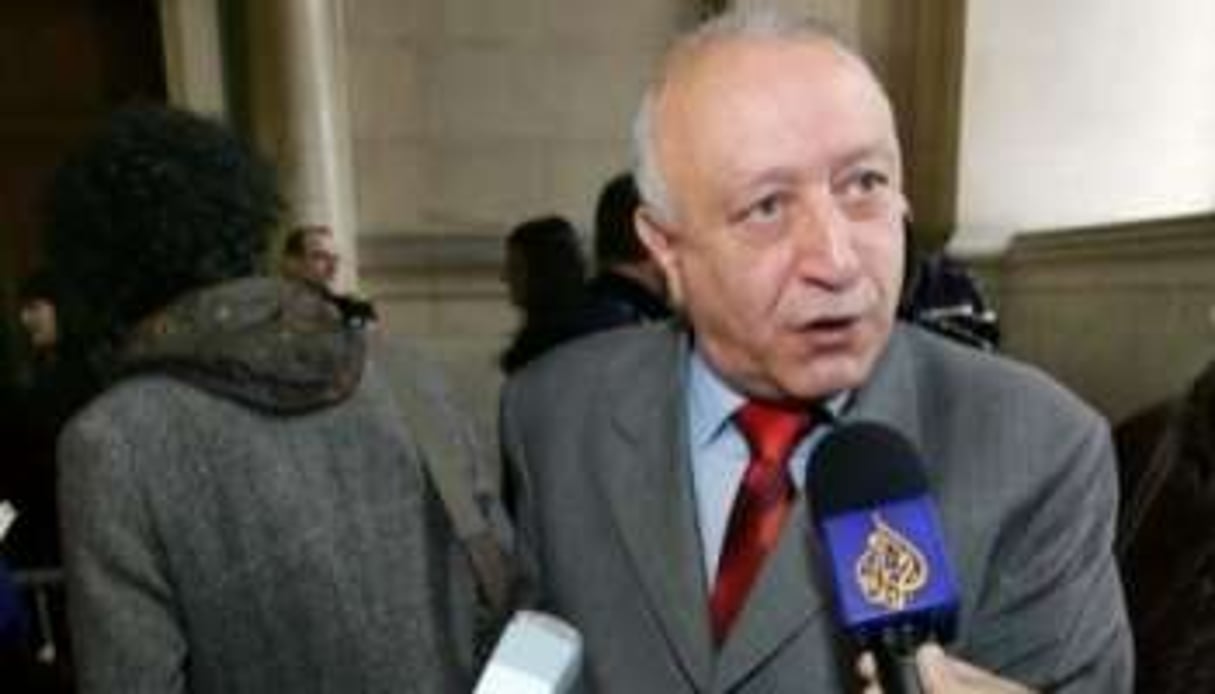 Abdallah Zekri, président de l’Observatoire des actes islamophobes du CFCM, le 7 février 2007. © Jack Guez/AFP