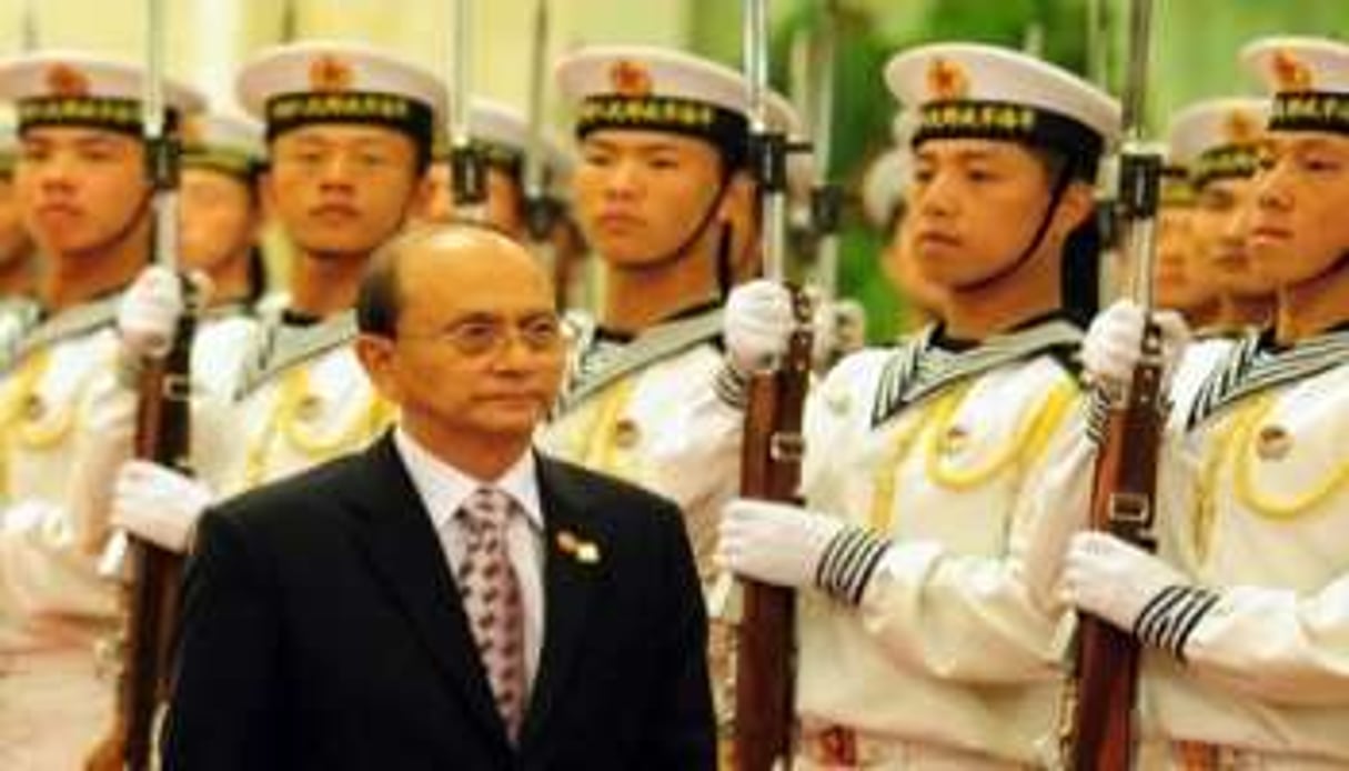 Le président birman Thein Sein multiplie les réformes et les signes d’ouverture. © Frederic J. Brown/AFP