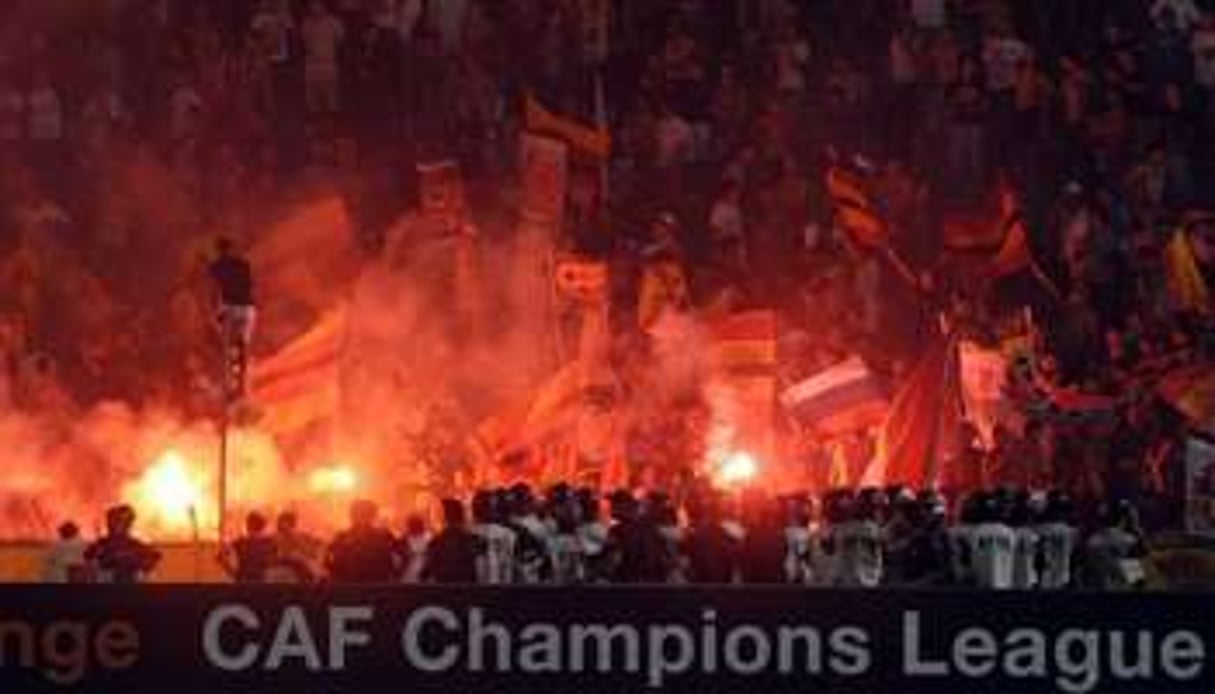 Des supporteurs de l’Espérance de Tunis, lors d’un match de Ligue des champions d’Afrique face au M © AFP
