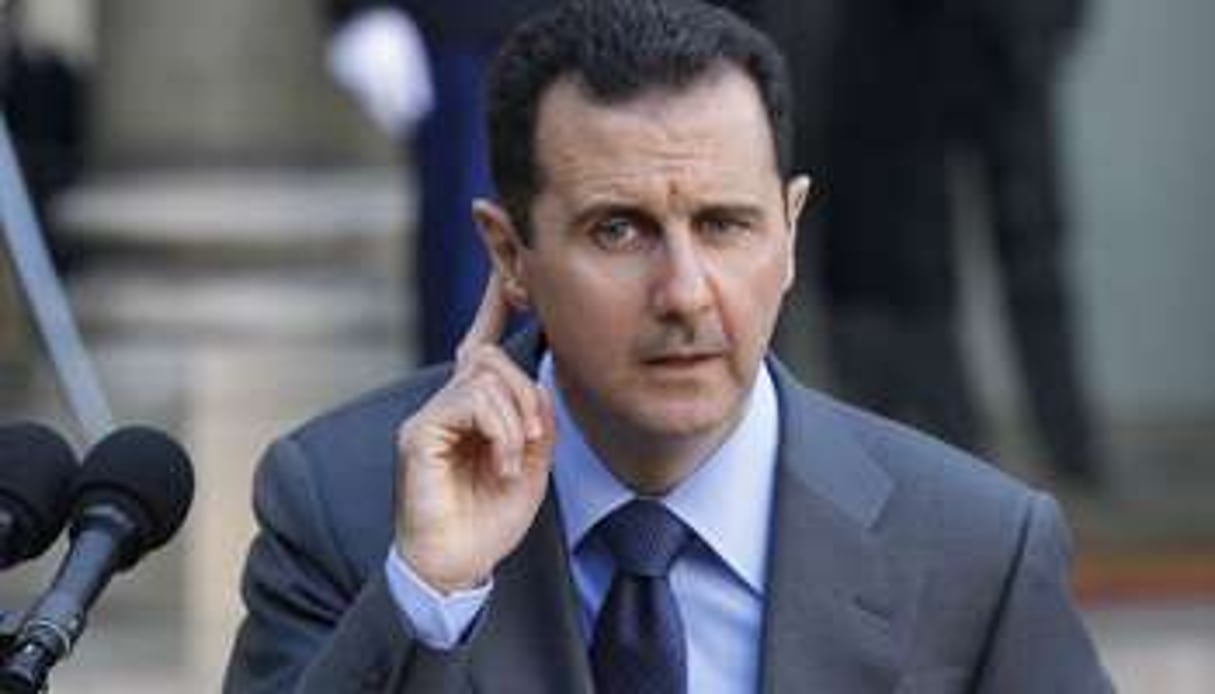 Bachar al-Assad à Paris en décembre 2010. © Benoît Tessier/Reuters