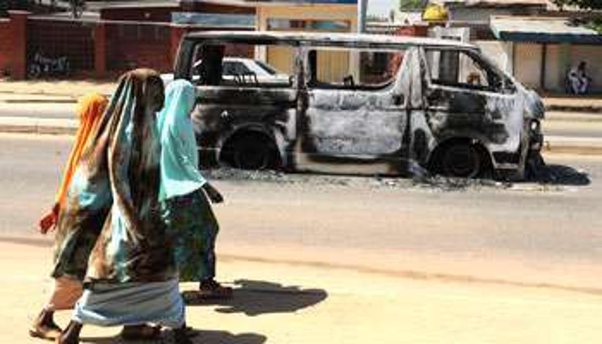 Le 4 novembre, une série d’attentats revendiqués par Boko Haram fait plus de 60 morts à Damaturu. © AFP