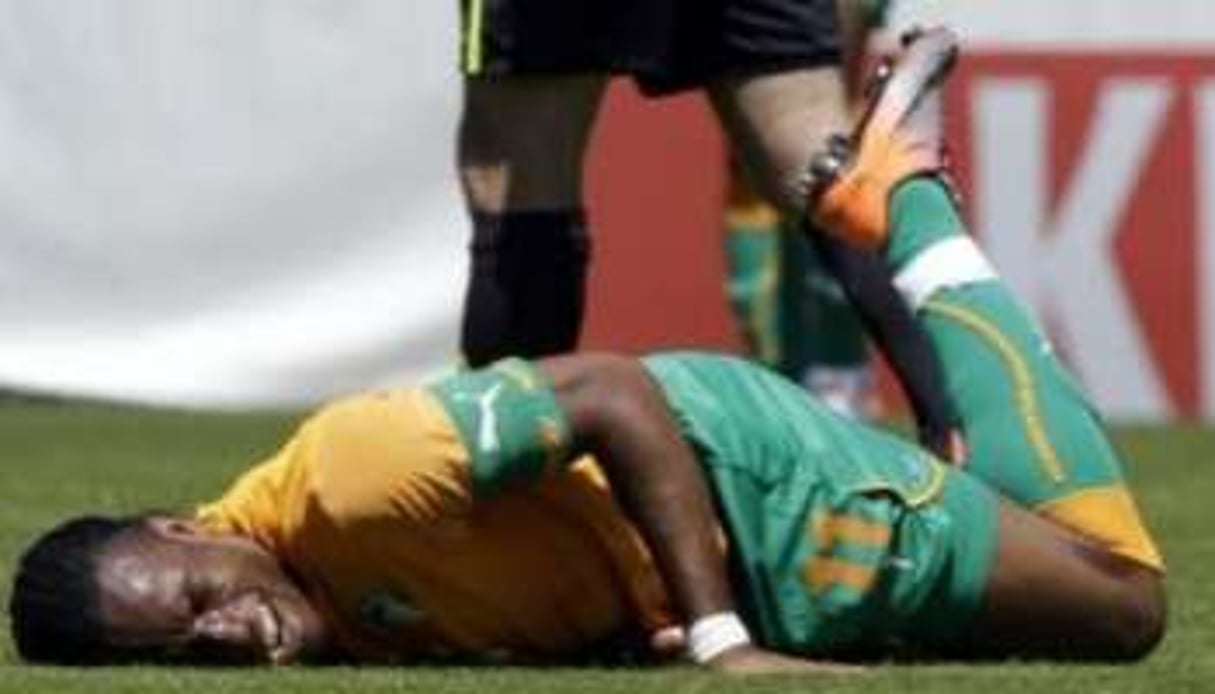 Didier Drogba a eu plusieurs blessures en quelques mois. © Denis Balibouse/Reuters