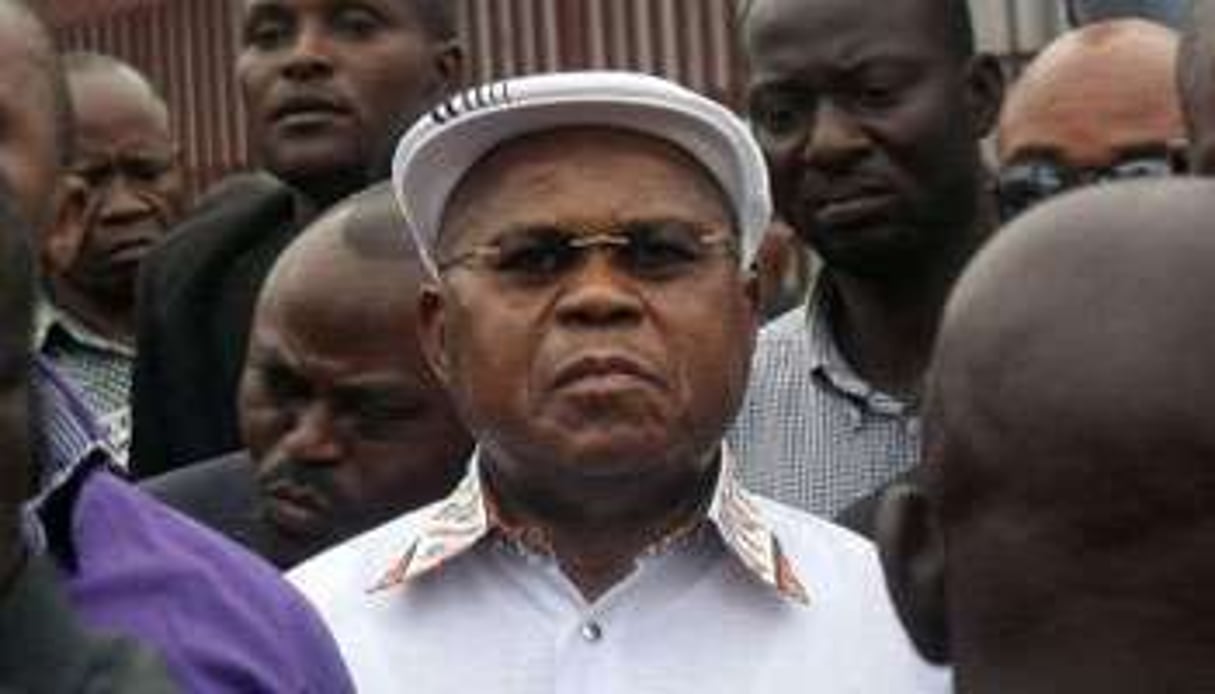 Après l’interdiction des meetings à Kinshasa, Tshisekedi avait déclaré vouloir maintenir le sien © AFP