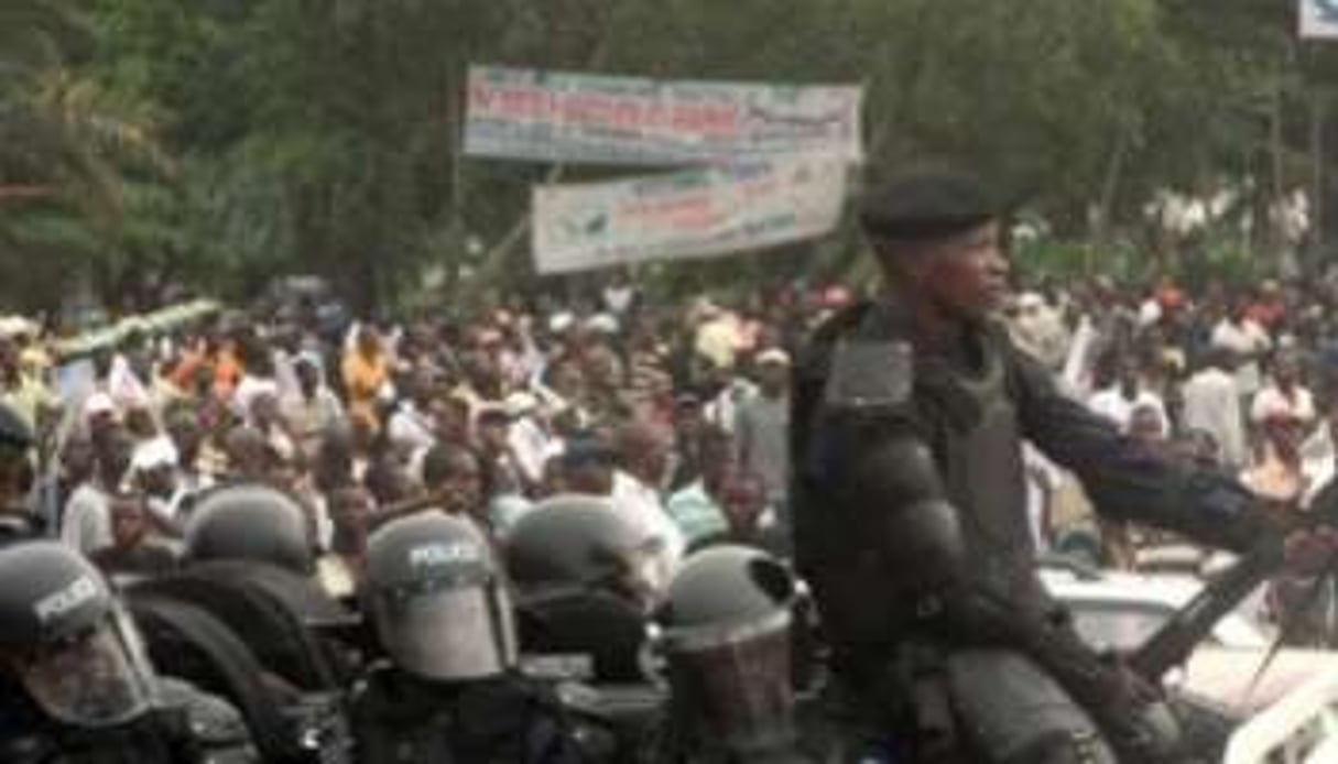 L’arrivée de Tshisekedi à Kinshasa a été retardée, puis celui-ci a été bloqué par la police. © AFP
