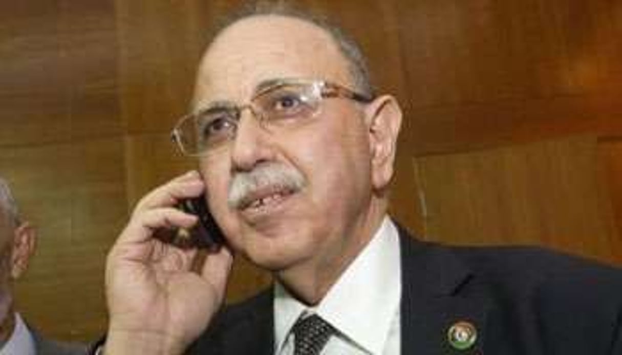 Le Premier ministre libeyne Abdel Rahim el-Kib, le 31 octobre 2011 à Tripoli. © AFP