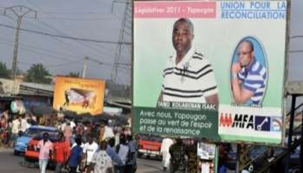 Le boycott du FPI risque de favoriser l’abstention et de laisser tous les pouvoirs au camp Ouattara. © AFP