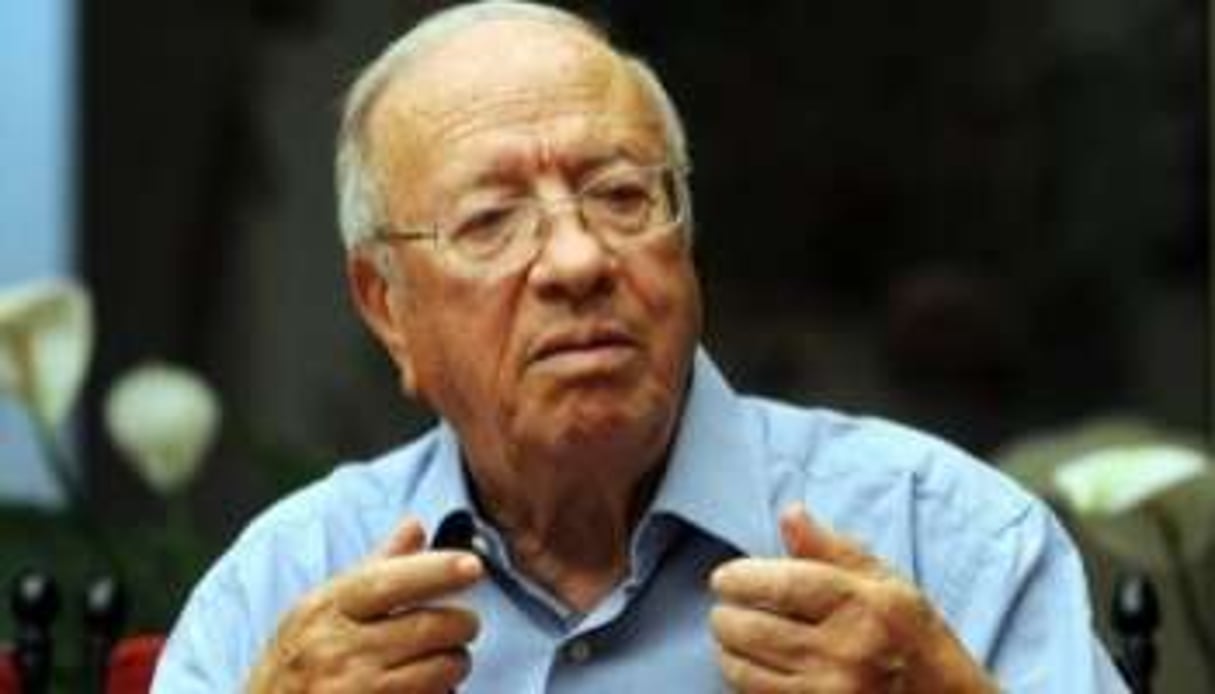 Béji Caïd Essebsi sera « le fédérateur » de l’opposition, selon son entourage. © AFP