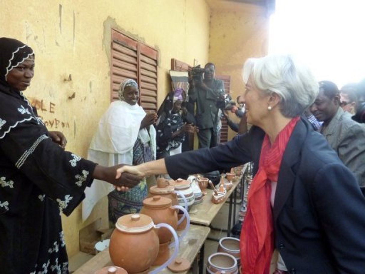 Au Niger, Lagarde (FMI) évoque crise alimentaire et ressources pétrolières © AFP