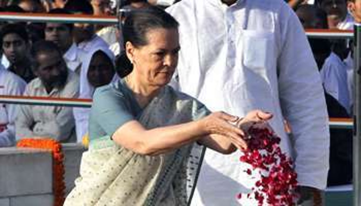 Sonia Gandhi, le 2 octobre 2011, à New Delhi. © B.Mathur/Reuters