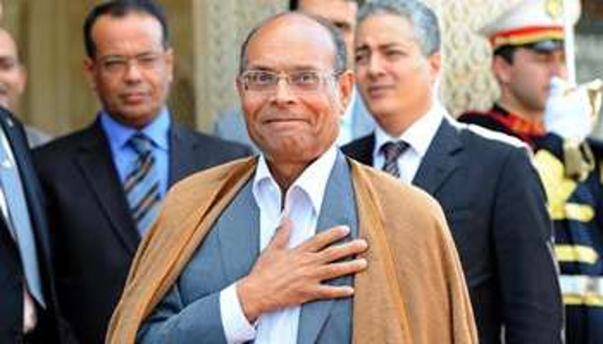 Le nouveau président tunisien, Moncef Marzouki. © AFP