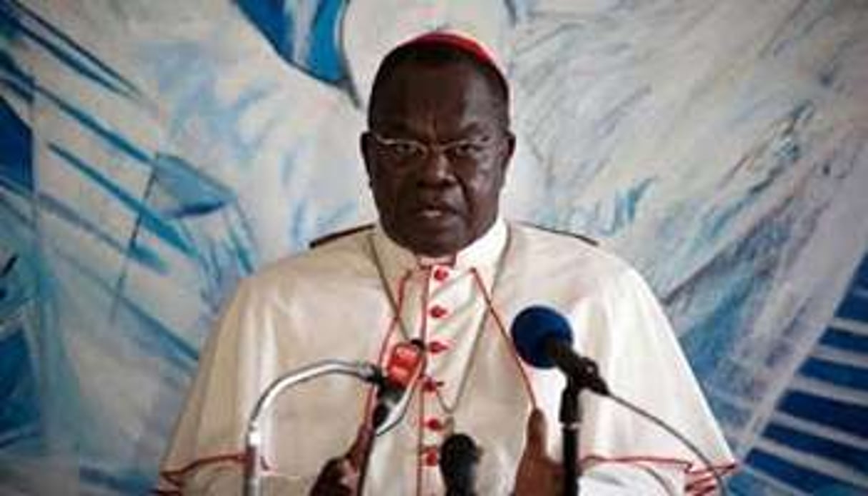 L’archevèque de Kinshasa, le cardinal Laurent Monsengwo Pasinya. © AFP