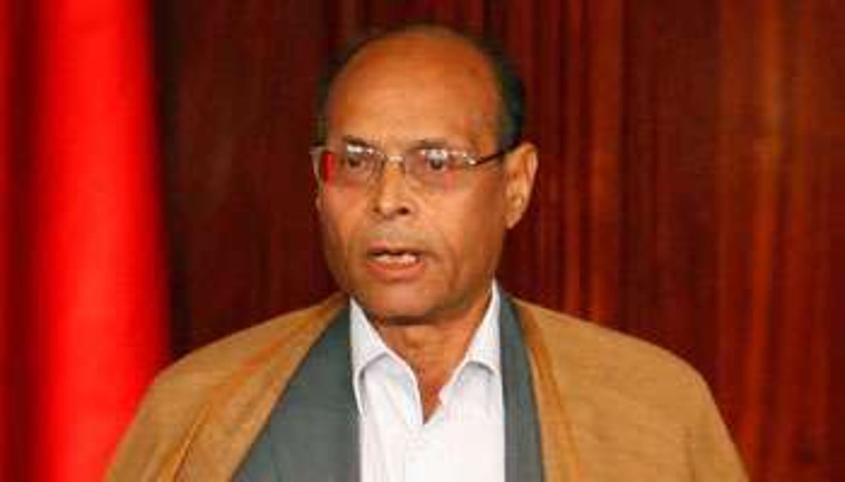 Moncef Marzouki a demandé une nouvelle fois l’extradition de Zine el Abidine Ben Ali. © AFP