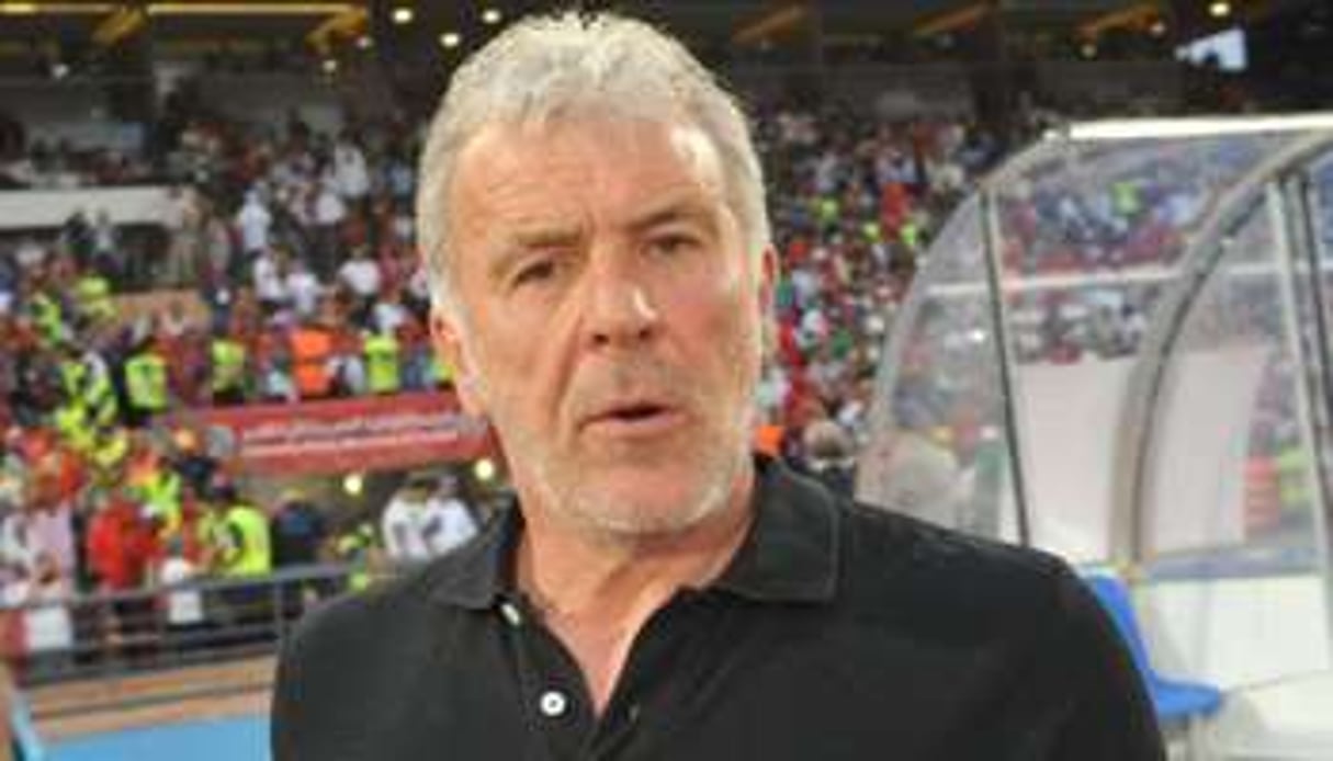 Eric Gerets a su imposer au Lions de l’Atlas un style de jeu offensif. © AFP