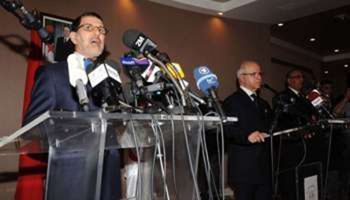 Le ministre marocain Saadeddine El Othmani le 23 janvier 2012 à Alger. © AFP