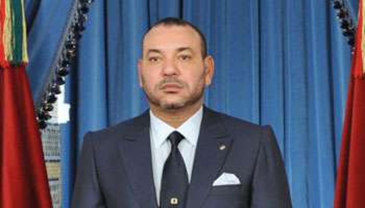 Le roi du Maroc Mohammed VI prononce un discours à Rabat, le 20 août 2011. © AFP